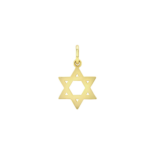 14K GOLD STAR OF DAVID CHARM