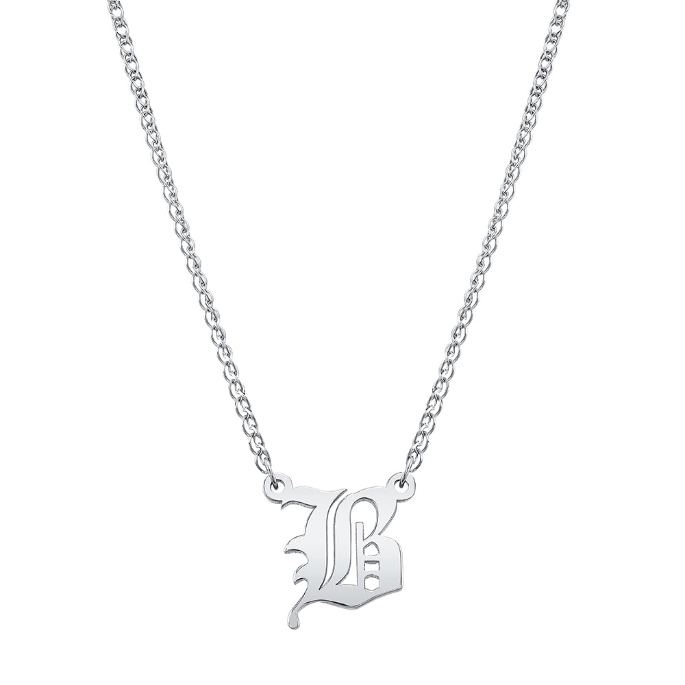 14k Gold Initial Necklace