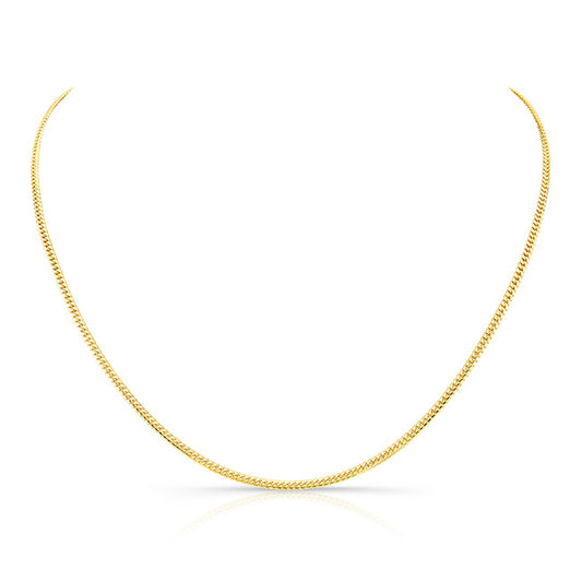 14k Gold Mini Miami Cuban Link Necklace