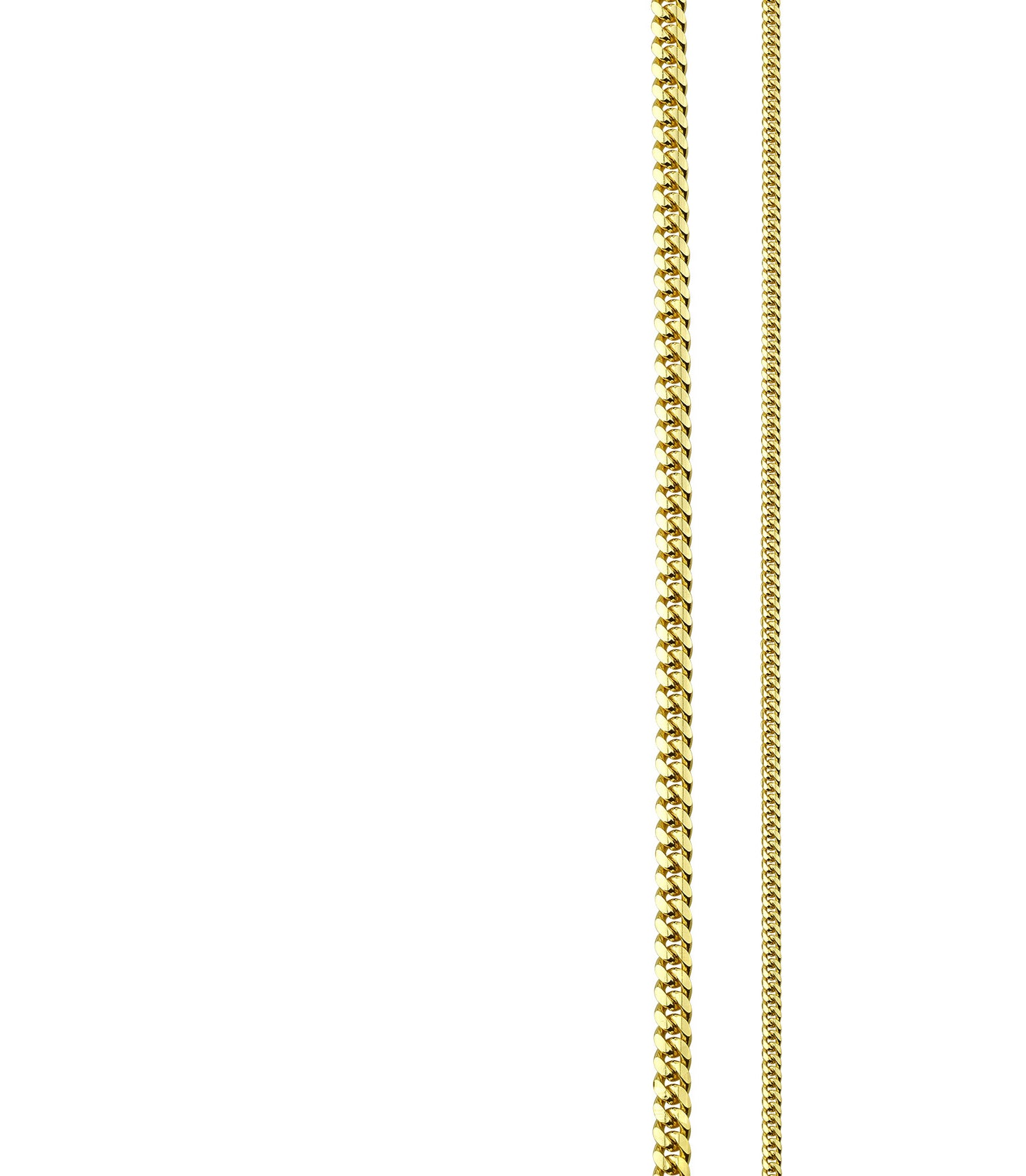 14k Gold Diamond Link Chain Heart Charm