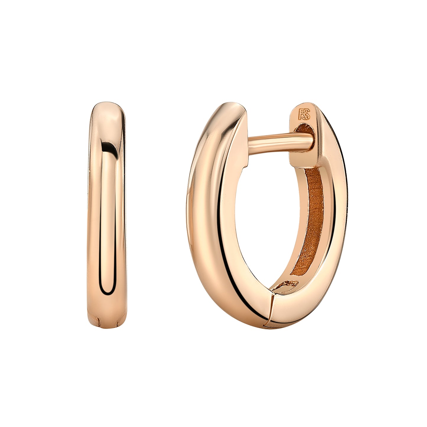 14k Gold Mini Huggie Hoop Earrings