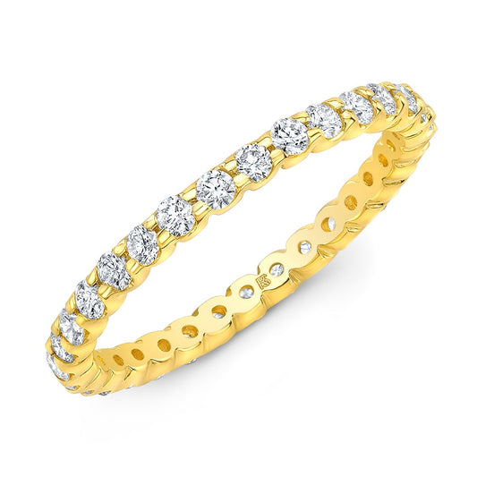 14k Gold Diamond Eternity Band