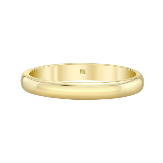 14k Gold Staple Band Ring