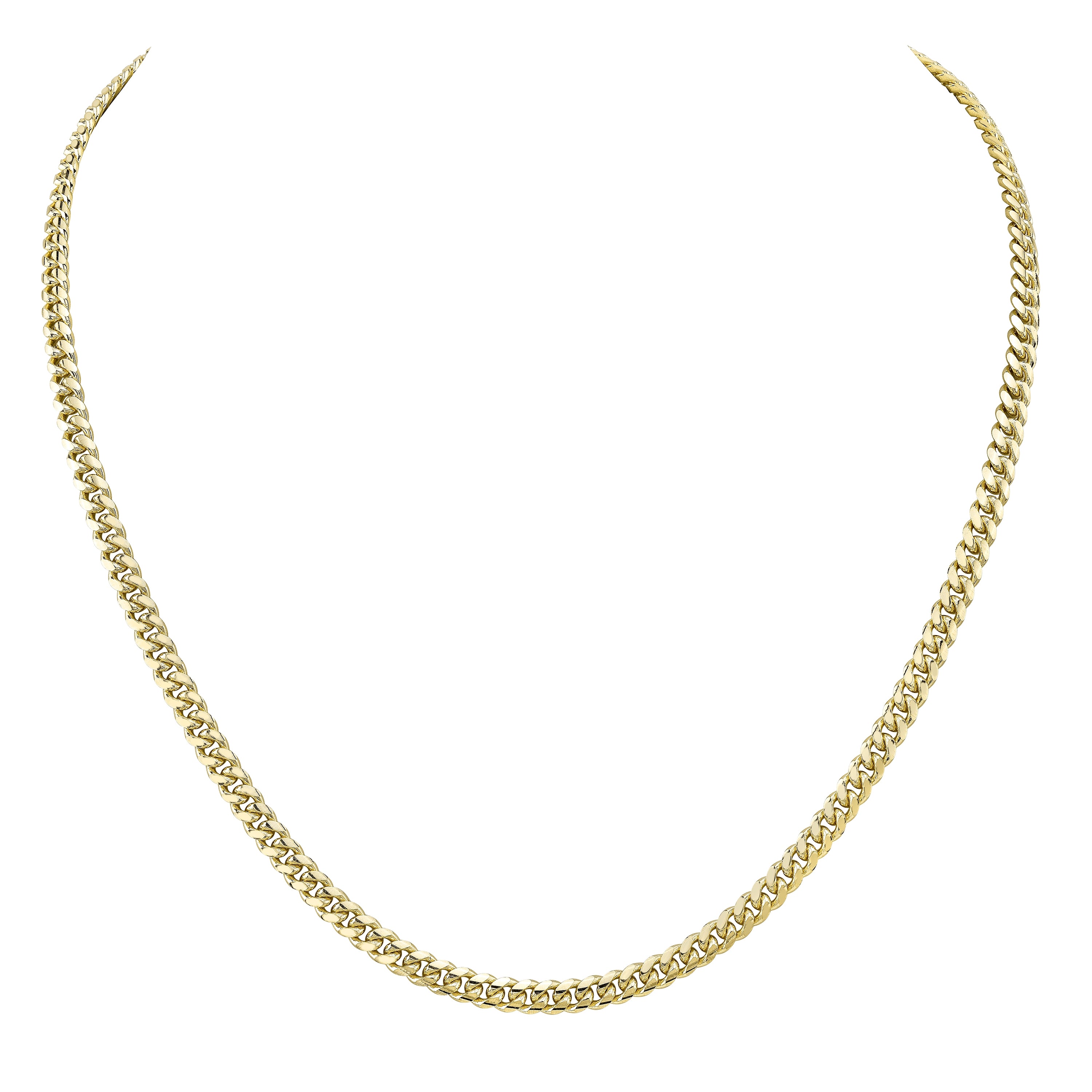 14K GOLD MIAMI CUBAN LINK NECKLACE