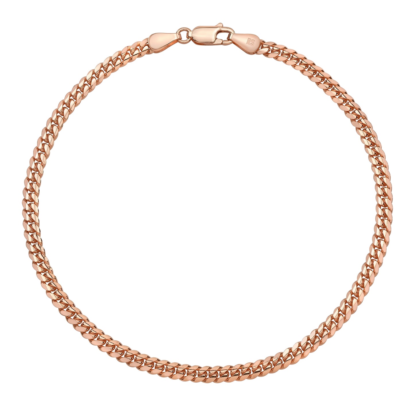 14k Yellow Gold Miami Cuban Link Anklet